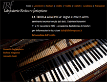 Tablet Screenshot of labfortepiano.it